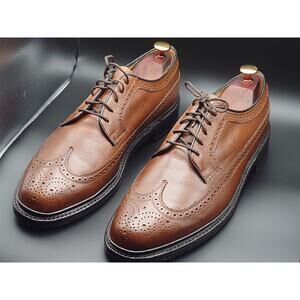 Florsheim Imperial Kenmoor Wingtip Dress Shoes Brown Pebble Grain 9.5 D